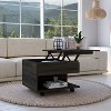 Depot E-Shop Lift Top Coffee Table, Casters, One Shelf - 3 of 4