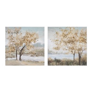 Melrose Framed Tree Canvas Art (Set of 2) - 1 of 4