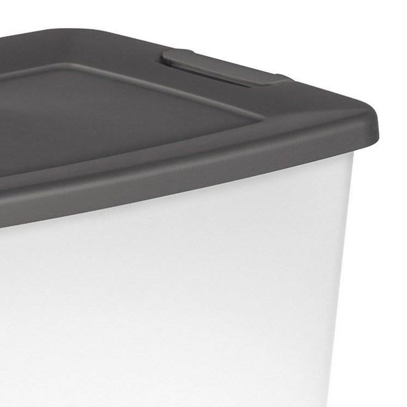 Sterilite 50 Quart Clear Latched Plastic Storage Container, 4 of 7