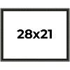 PosterPalooza | Antique Black Picture Frame - UV Acrylic, Backing Board, Hanging Hardware Included - 2 of 4