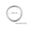 Unique Bargains Hanging Hardware 316 Stainless Steel Welded O-Rings 2 Pcs - 2 of 4