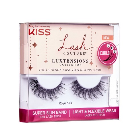 Kiss Products Lash Couture Luxtensions Collection False Eyelashes - Royal  Silk - 1pr : Target