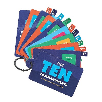 Fun Express Ten Commandments Activity Rings - 12 Pc. : Target