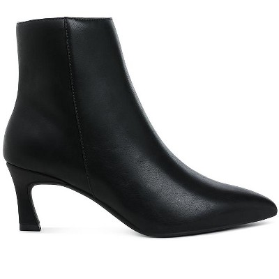 Migelo Faux Leather Ankle Boots Women