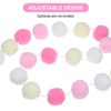 Unique Bargains Party Decorative Polyester Yarn Pom Pom Ball Garlands 6.5 Feet 2 Pcs - 3 of 4