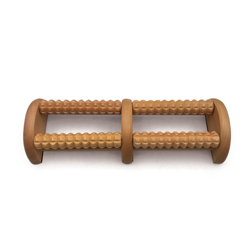 Pursonic Wooden Foot Massager with Dual Rollers - image 1 of 2