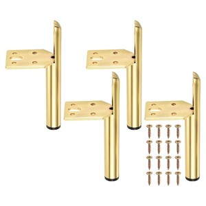 Unique Bargains Metal Replacement Couch Cabinet Modern Furniture Leg - 1 of 4