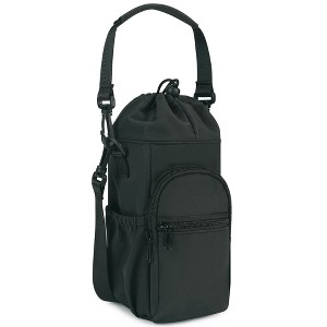 BABYYER Large Capacity Portable Water Bottle Bag 32oz 40oz Insulated Water Bottle Carrier Sling Bag with Strap and Phone Pocket - 1 of 4