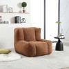 Sapphtopaz Comfortable Bean Bag Chair Lazy Sofa Chair Bean Bag Chairs for Adults with Memory Foam and Ottoman Accent Chair for Living Room, Bedroom - 2 of 4
