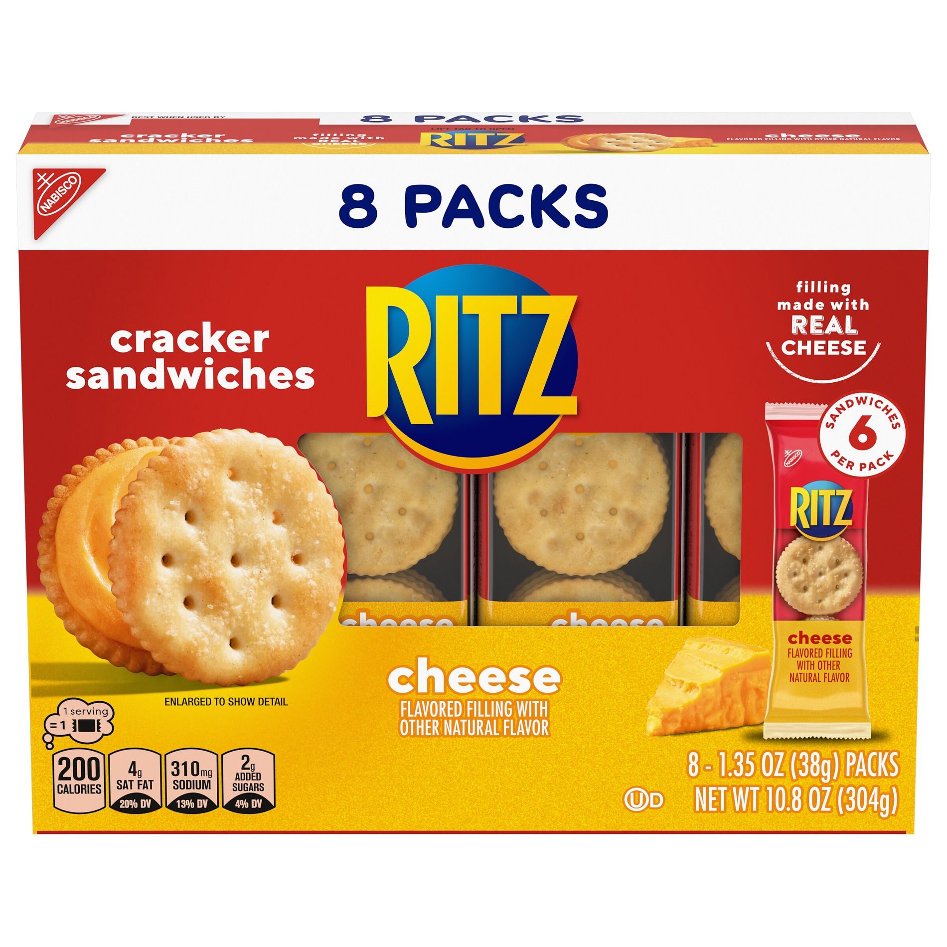 Ritz Cracker Sandwiches with Cheese - 8ct/10.8oz
