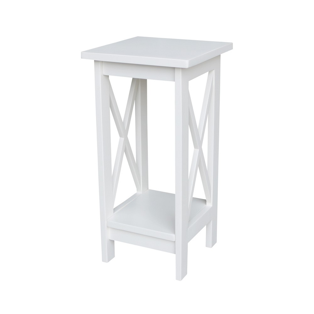 Photos - Plant Stand 24" X-Sided  White - International Concepts