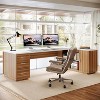 Tribesigns 85.8" L-Shaped Executive Desk, Extra Large Office Computer Desk with File Drawers for Home Office - 4 of 4