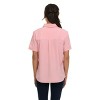 Canada Weather Gear Women's Short Sleeve 4-Pocket Button-Up Shirt – Lightweight Utility Collared Top with Chest, Side Seam Pockets - 2 of 4