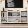 TV Stand for 63 in, Entertainment Center with Adjustable Shelves, Farmhouse TV Stand with Cabinet Doors,for Living Room, Bedroom - 3 of 4