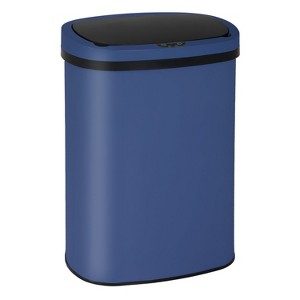 FDW Kitchen Trash Can with Lid, 13 Gallon Automatic Garbage Can for Bathroom Bedroom Home Office 50 Liter Touch Free Stainless Steel Waste Bin - 1 of 4