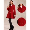 INSPIRE CHIC Women's Winter Long Lapel Collar Double Breast Coats - 2 of 4