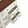 CAVINAS Farmhouse 7 Drawers Dresser Chest with Natural Texture of Drawers Closet Organizers and Storage for Bedroom, Living Room - 4 of 4