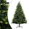 vidaXL Artificial Hinged Christmas Tree Light green and dark green - 2 of 4