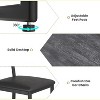 Garvee Bar Table and Chairs Set for 2 – Modern Pub Table with Velvet Seating and Convenient Wine Storag - 2 of 4