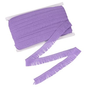 Unique Bargains Polyester Boho Durable Multipurpose Tassel Fringe Trim 27 Yards 1 Inch 1 Pc - 1 of 4