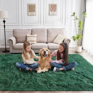 LOVEVOOK 5x7 Feet Area Rugs for Living Room Bedroom, Non-Slip Fluffy Soft Shag Rug, Plush Carpet for Home Dorm Decor Aesthetic - 1 of 4
