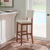 Milano Padded Barstool Upholstered Seat & Back - Linon - image 2 of 4