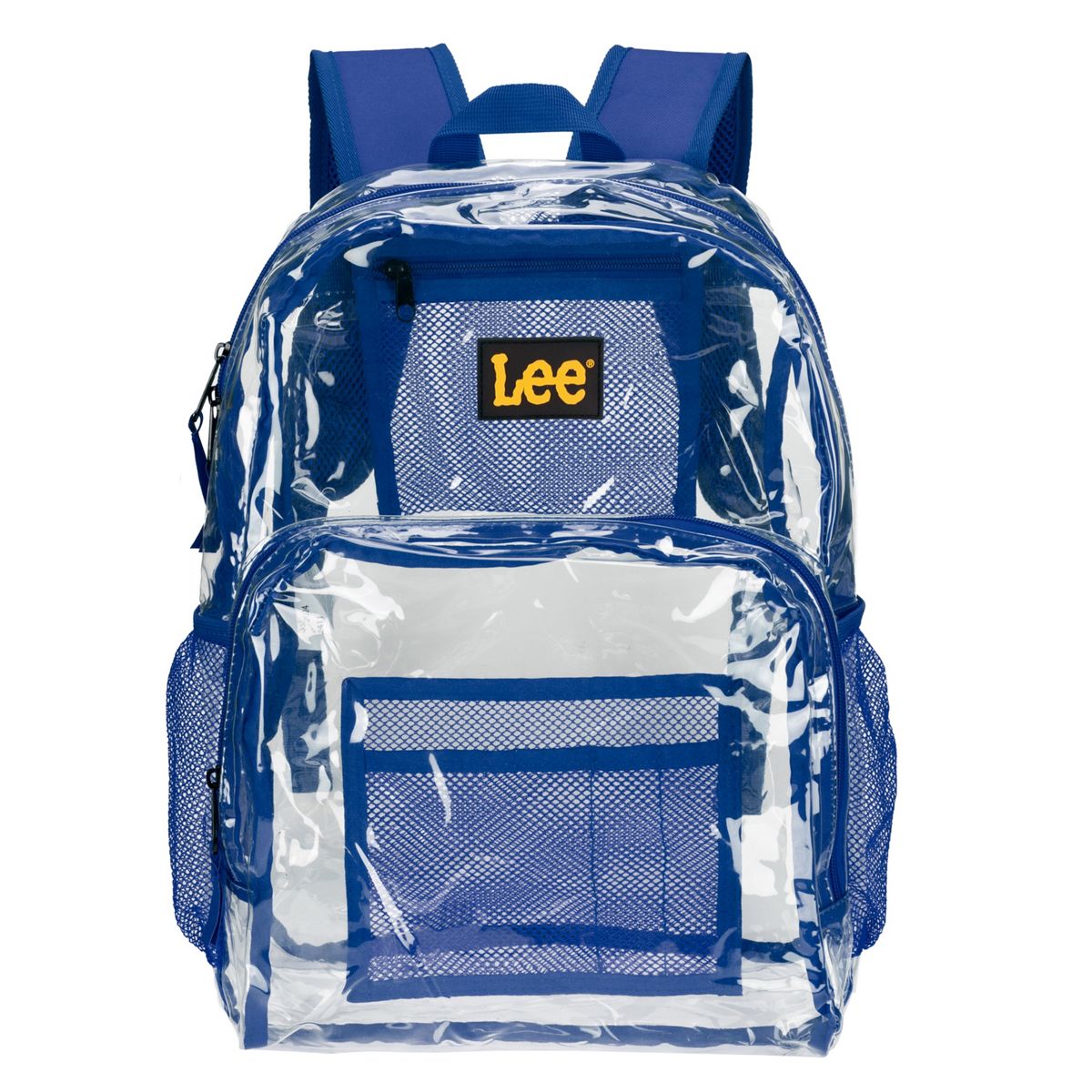 Lee 16" Clear Laptop Backpack for Adult Teen Kid, Water-Resistant Clear Bags for School Travel Stadium Concert, TSA-Compliant Clear Bag Policy - thumbnail 6