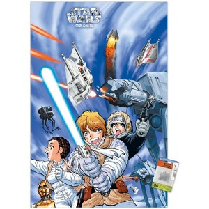 Trends International Star Wars: Manga Madness - Hoth Unframed Wall Poster Prints - 1 of 4