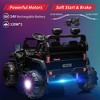Ride On Truck Car, 24V 7AH Licensed GMC Battery Powered Electric Vehicle with Remote Control, Kids Car, Ride On Toy for Kids - 3 of 4