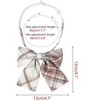 INSPIRE CHIC Women's Pre-tied Plaid Adjustable Elastic Band Casual Bow Ties - 2 of 4