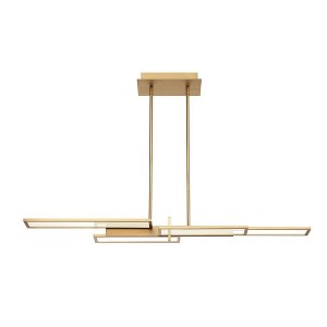 Eurofase Lighting Bayswater 1 - Light Chandelier in  Satin Gold - 1 of 2