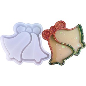JDICTION Christmas Bell Tray Resin Silicone Mold - For Snack Candy Plate, Jewelry Storage Plate, Holiday Decor Handicrafts - 1 of 4