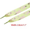 INSPIRE CHIC Fantasy Snow Gauze Transparent Tie Printing Shoelace 1 Pair - 2 of 4