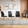 CAVINAS Dining Chairs,Kitchen Chairs with Shell-Shaped Backrest & Anti-Slip Feet,Dining Room Chairs for Kitchen,Living Room - 2 of 4