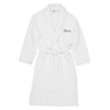 Linum Home Textiles 100% Turkish Cotton Embroidered ''Hers'' Terry Bathrobe in Bookman Font - 2 of 3