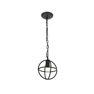 Elegant Lighting Octavia 1 light dark brown Pendant - 1 of 4