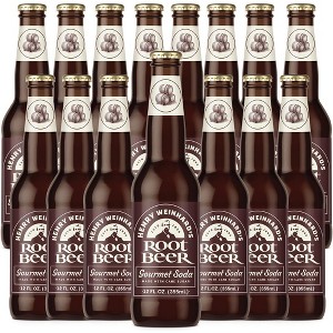 Henry Weinhard's Root Beer 15 Pack | 12oz Glass Bottles | Classic American Flavor | Premium Craft Soda - 1 of 1