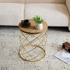 Bella Depot Metal Golden Side Table - 3 of 4