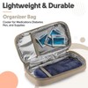 Insulin Cooler Travel Case – Portable Insulated Diabetic Pouch with 2 Reusable Gel Ice Packs, Lightweight Organizer for Medications (Black & Tan) - 3 of 4