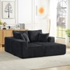 Dolonm L-shaped Modular Combination Sofa,Deep Seat Corduroy Sofa with Armrests, Compressed Boneless Sofa, No Assembly,for Living Room,Bedroom - 4 of 4