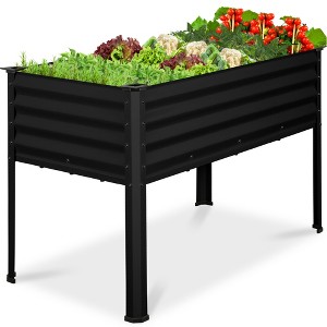 Best Choice Products 48x24x30in Elevated Galvanized Metal Garden Bed w/ Corner Protectors - 1 of 4