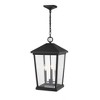 Beacon 3-Light Outdoor Hanging Light - Aluminum, Dimmable, Damp Rated, 12" x 21.5" - 3 of 3