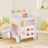 Infans Wooden Baby Walker Ice Cream Cart Toy with Sweet Accessories & Smooth Wheels - 4 of 4