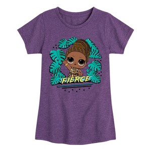 Girls' - LOL Surprise! - Fierce Doll Fitted Short Sleeve Graphic T-Shirt - 1 of 4