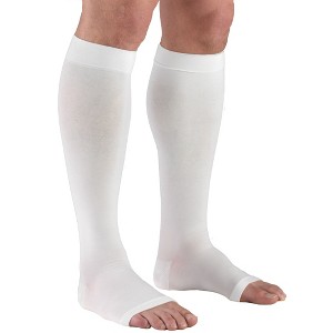 Truform 20-30 mmHg Compression Stockings for Men and Women, Knee High Length, Open Toe - 1 of 4