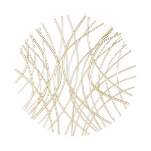 Cheung's Eleni Large Abstract Wall Decor Gold - 1 of 4