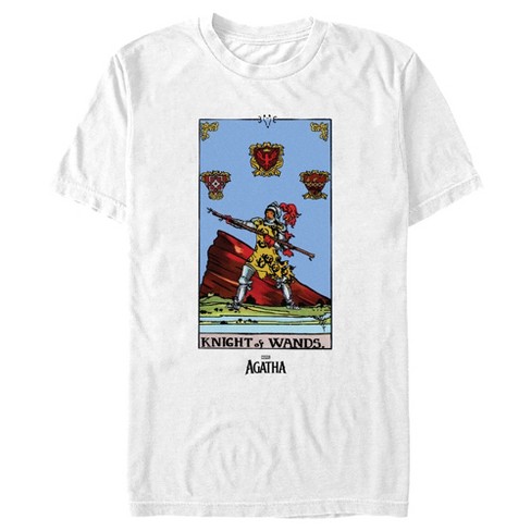 Men's Marvel: Agatha All Along Knight Of Wands Card T-Shirt - image 1 of 4