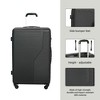 Lyngins Hardshell 20/24/28 Inch Luggage Sets with Spinner Wheels,Built-in TSA Lock,Telescopic Handle,Suitcases Sets for Family Trips - 4 of 4