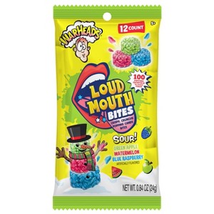 WARHEADS XM Loud Mouth Christmas Candies Peg Bag - 0.84oz/4pk - 1 of 3
