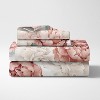 Sweet Jojo Designs Kids' Queen Sheet Set Peony Floral Garden Pink and Ivory 4pc - 2 of 3